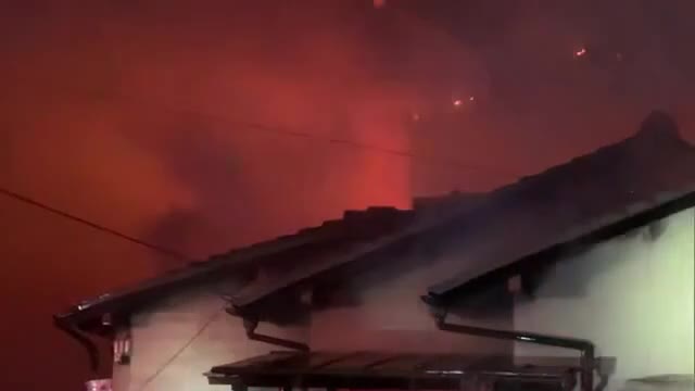 倉敷市中島で住宅１棟を全焼　火災警報器が鳴り住人が出火を見つけ１１９番通報　ケガ人なし【岡山】