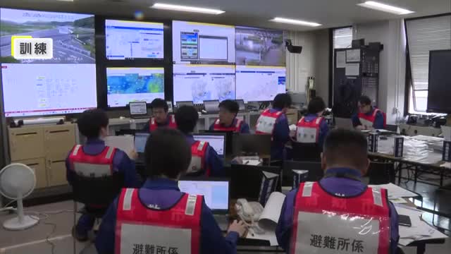 西日本豪雨を教訓に対応確認…倉敷市　人事異動などで防災関連担当になった職員対象の水害対応訓練【岡山】