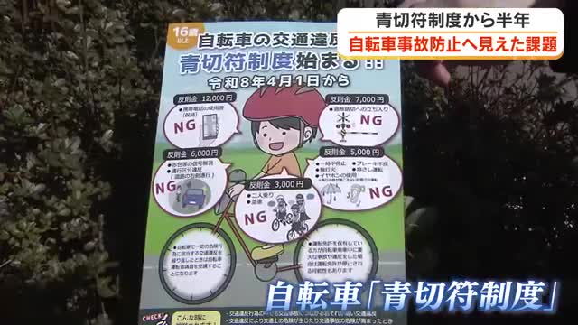 【自転車青切符制度】導入から半年　９割以上が「ながらスマホ」分析で見えてきた傾向とは？【岡山・香川】