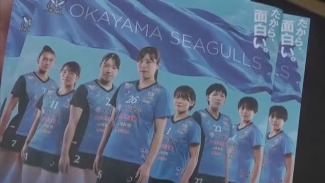 チームの明るさに期待を！バレーボールＳＶリーグ女子・岡山シーガルズ選手らがホーム開幕戦をＰＲ【岡山】