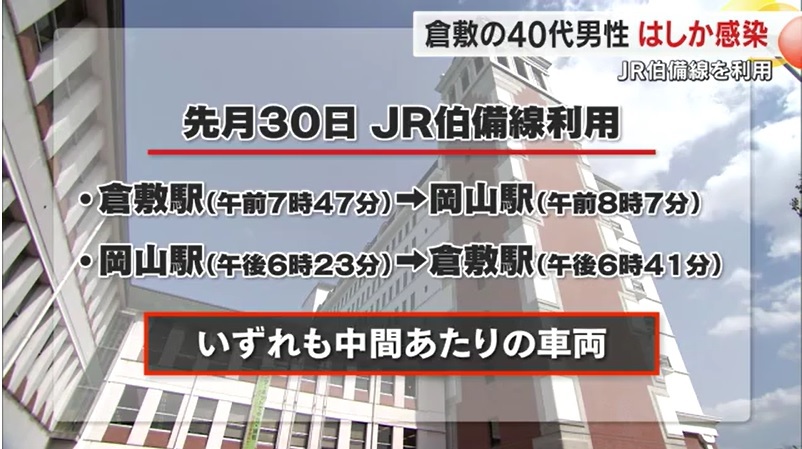 はしか　伯備線